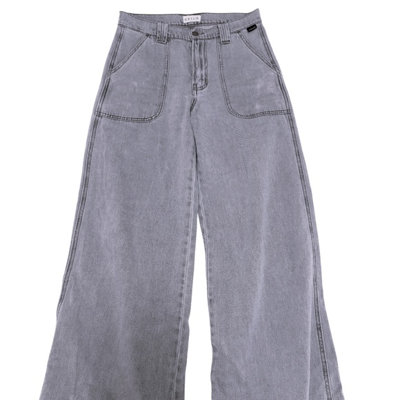 CELLO Wide Leg Hi-Rise Jeans - Picture 1 of 5